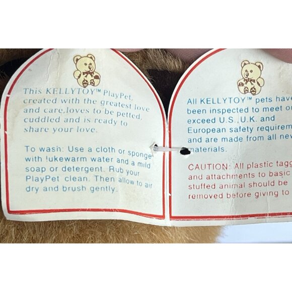 Kellytoy Lion Cub Plush Playful Open Mouth Vintage Playpets to Cuddle Tag - Picture 14 of 14